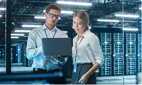 Team collaborating on Azure consulting services.