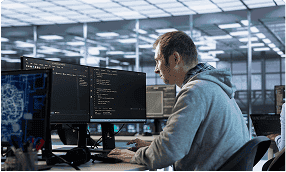 IT professional working on Microsoft Azure consulting services platform.