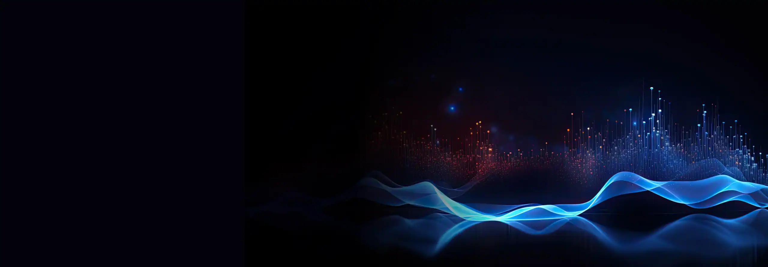 Digital representation of advanced email security services, showing interconnected data points and protective layers against cyber threats.